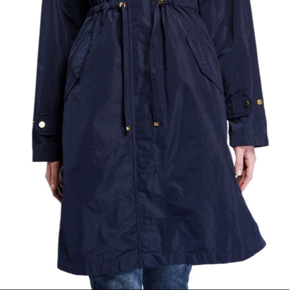 Barbour Women's Hooded Parka - Navy - Picture 4 of 7